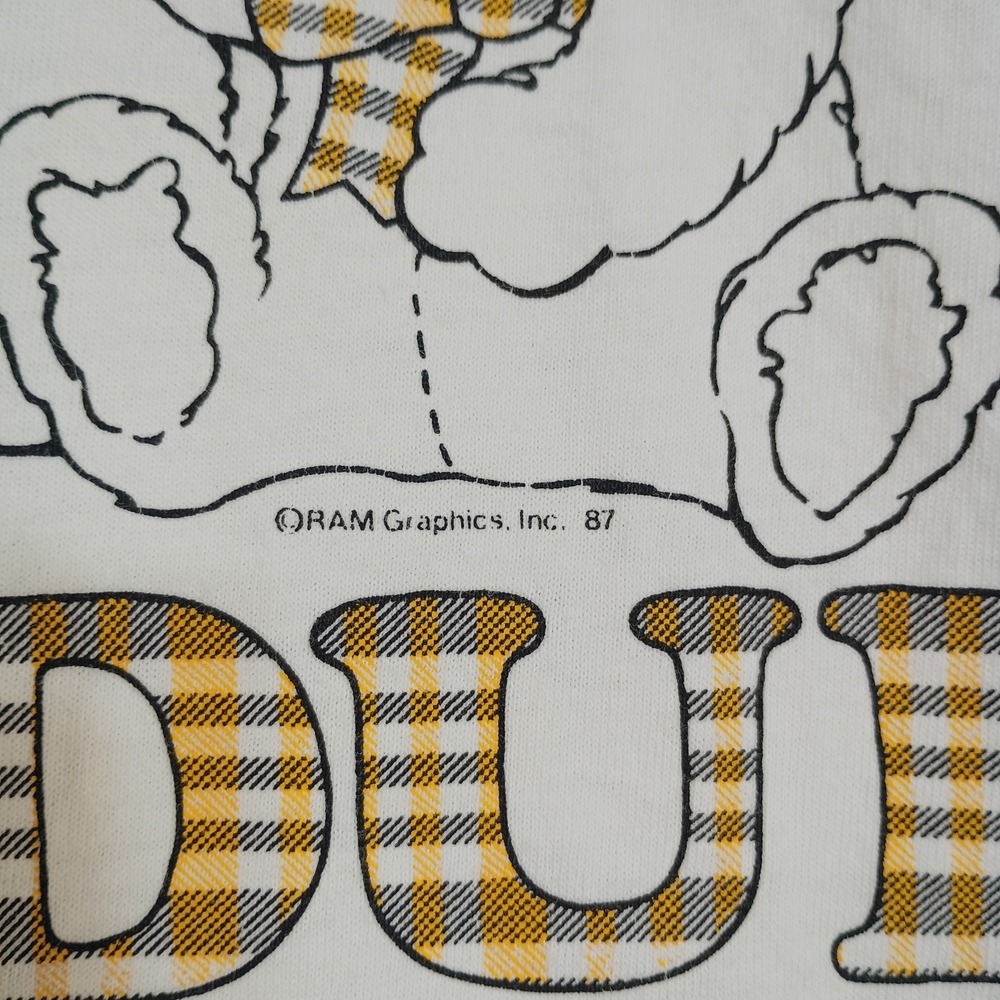 Vintage Purdue Boilermakers Teddy Bears Shirt XL White College Graphic Tee NCAA - Picture 3 of 9